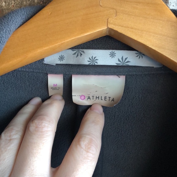 ATHLETA Gray Switchback Pea Coat - Picture 8 of 11